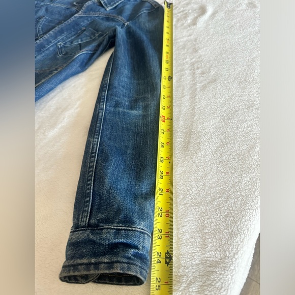 Carbon Vintage Button Front Long Sleeve Denim Jean Jacket Women’s Size P GUC - Picture 9 of 16